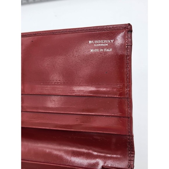 BURBERRY RED LONG WALLET 201BURXCH - Picture 11 of 12